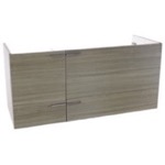 Vanity Cabinet, ACF L412LC, 47 Inch Wall Mount Larch Canapa Double Bathroom Vanity Cabinet